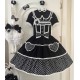 Good Night Mie Mie Three-Tier Polka Dot Blouse and JSK(Pre-Order/2 Colours/Full Payment Without Shipping)
